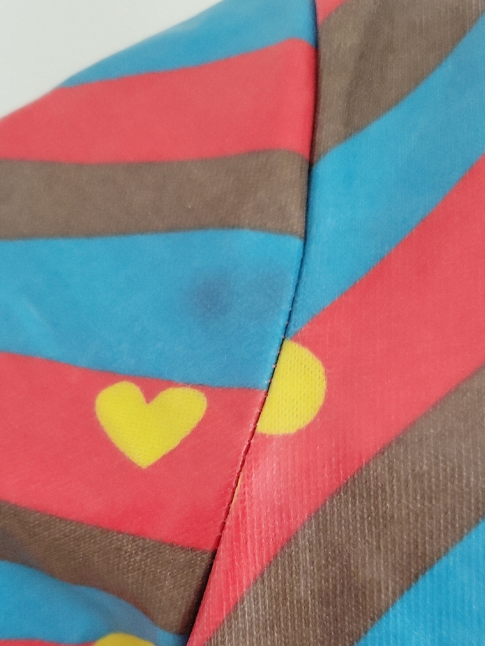 Agatha Ruiz De La Prada Striped Heart Kids Raincoat - Size 2 - Picture 9 of 9